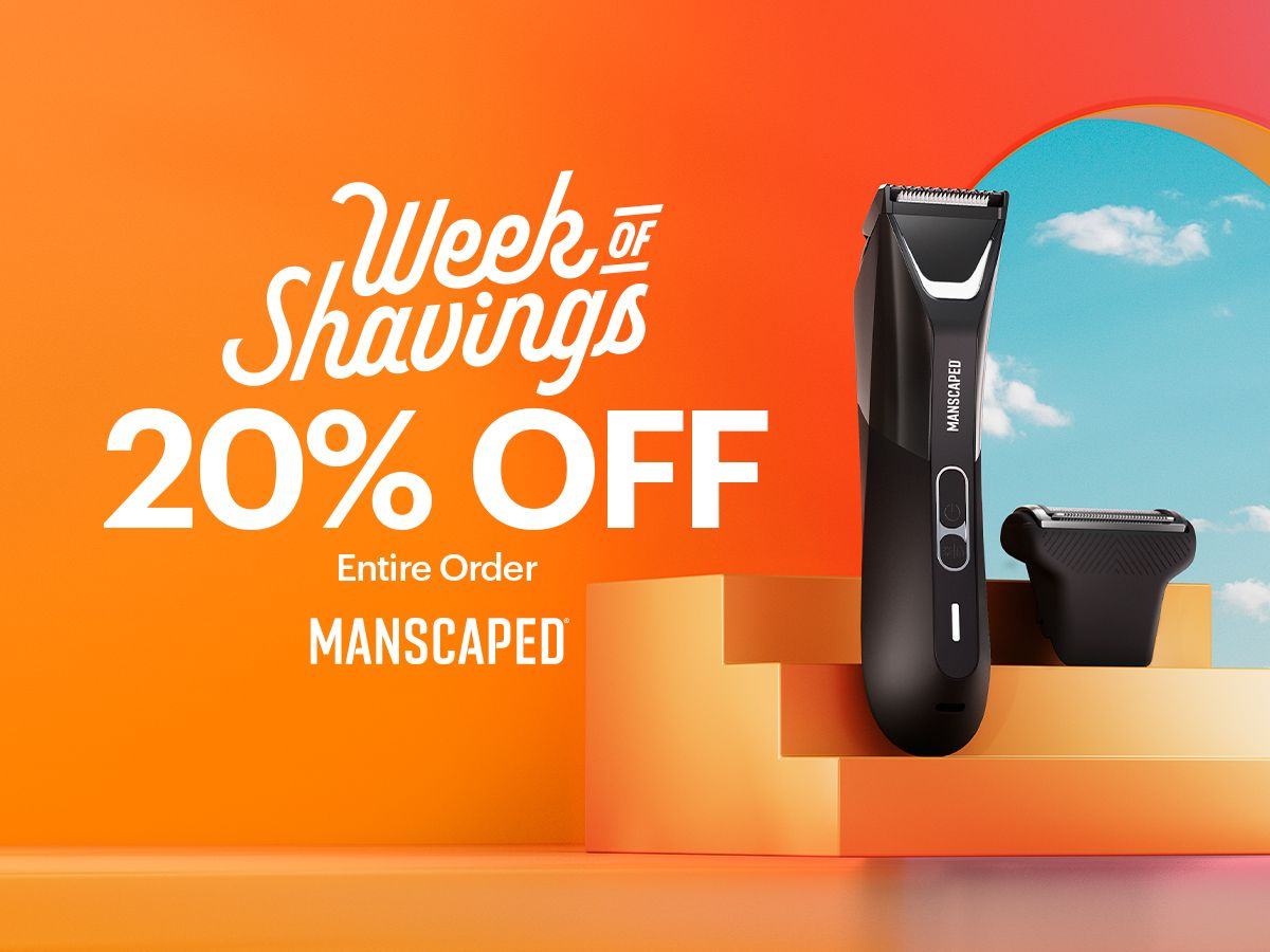 20% Off Sitewide at MANSCAPED®!