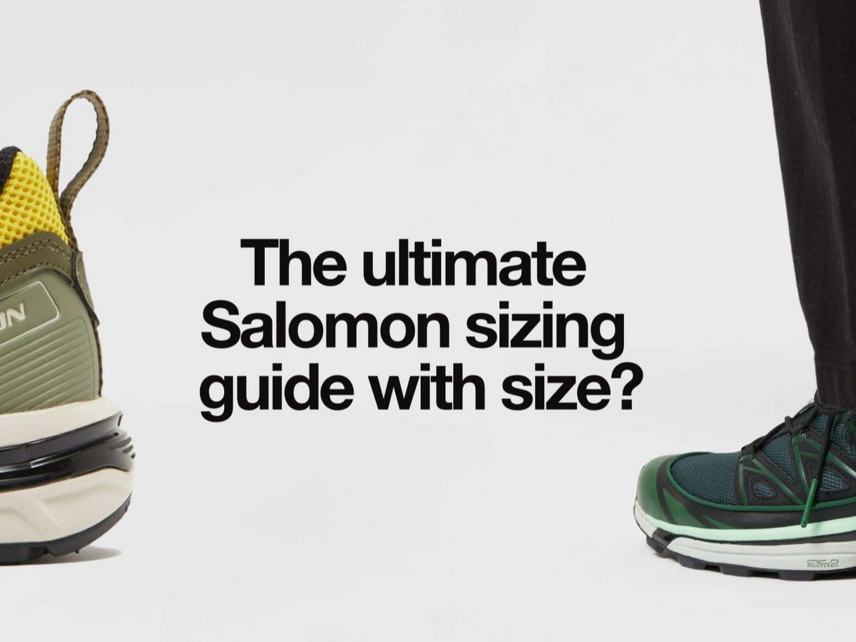 The ultimate Salomon sizing guide with size?