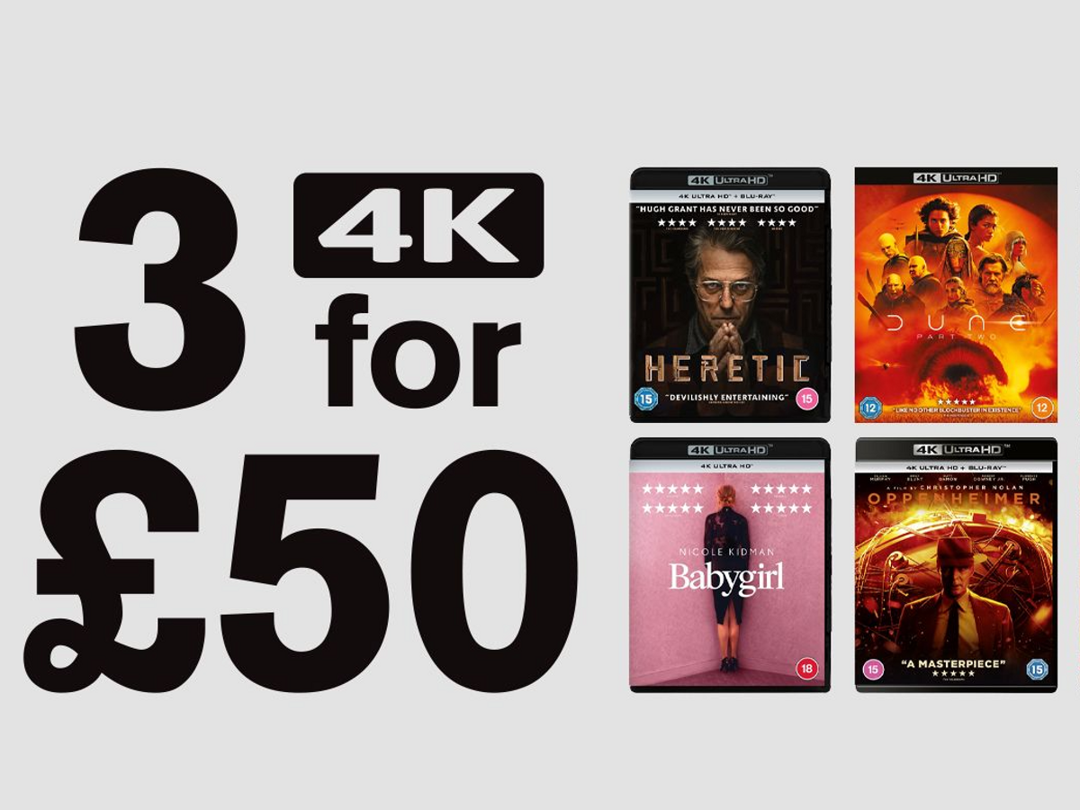 3 for £50 4K Ultra HD