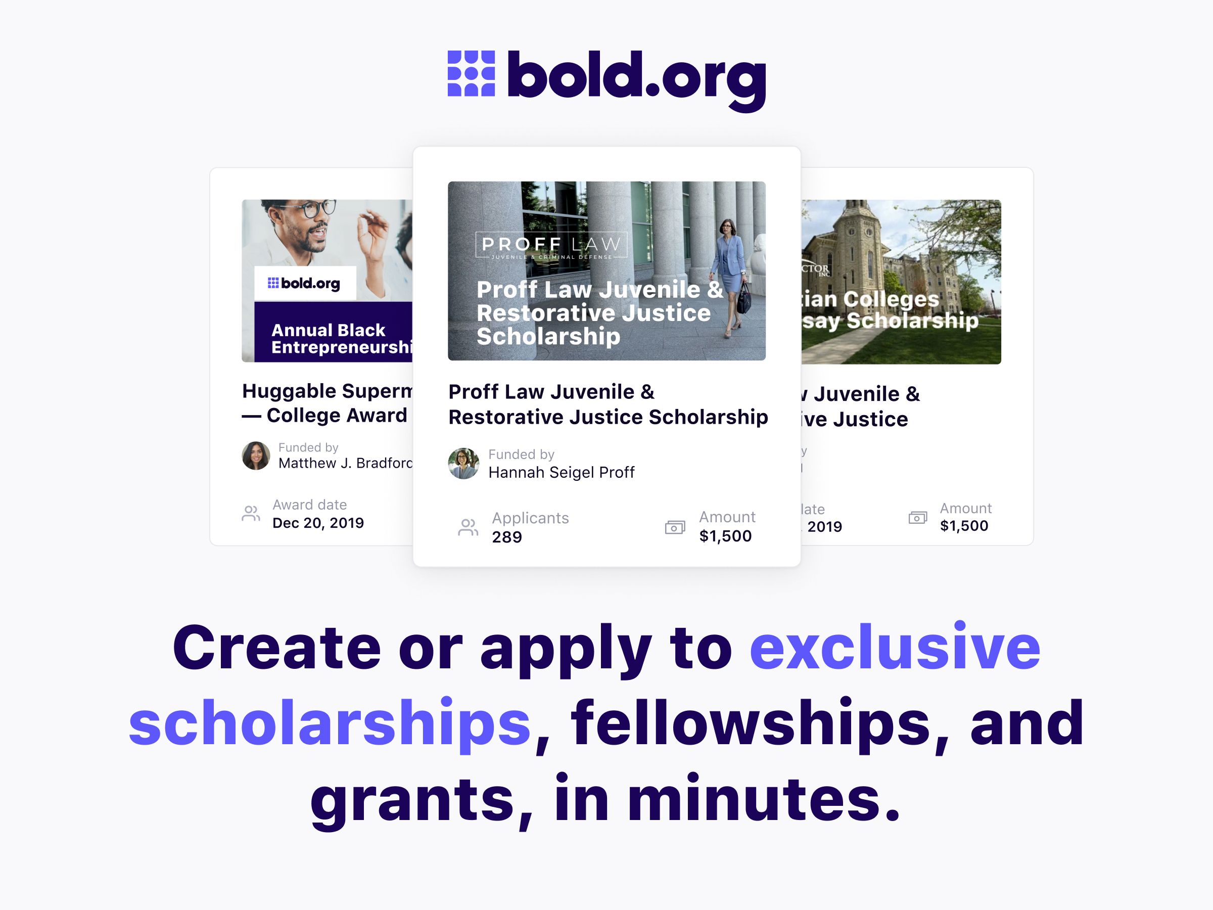 be bold essay scholarship
