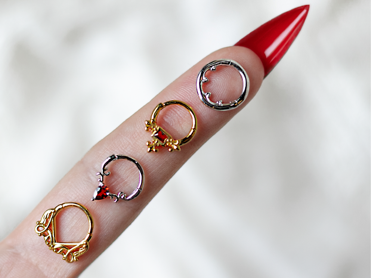 Discover Septum rings from the NEW AW24 Collection ~ MUTINY