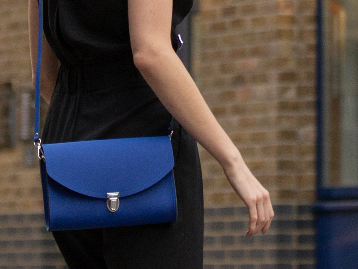 The cambridge satchel online company push lock purse