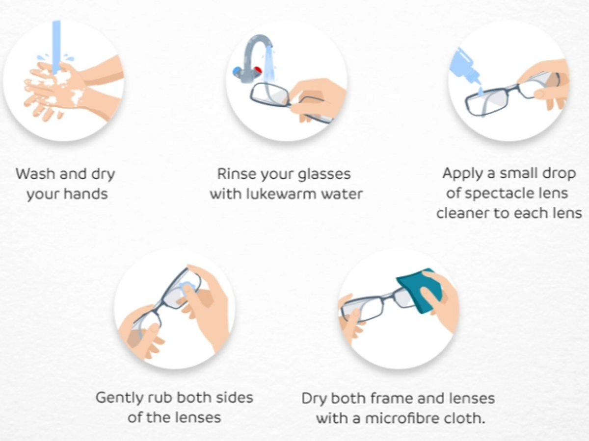 How to clean glasses the right way?
