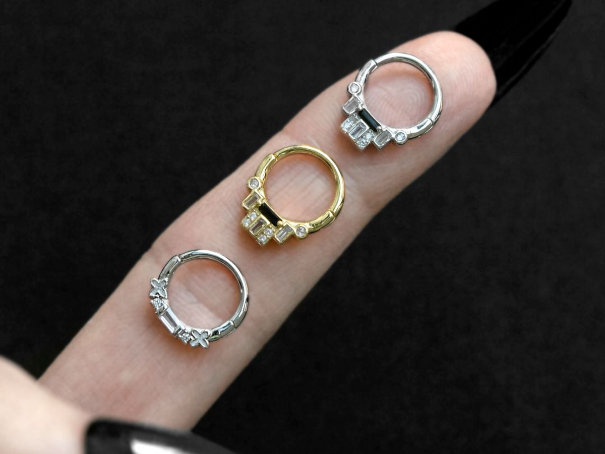 NEW Septum Clicker Rings