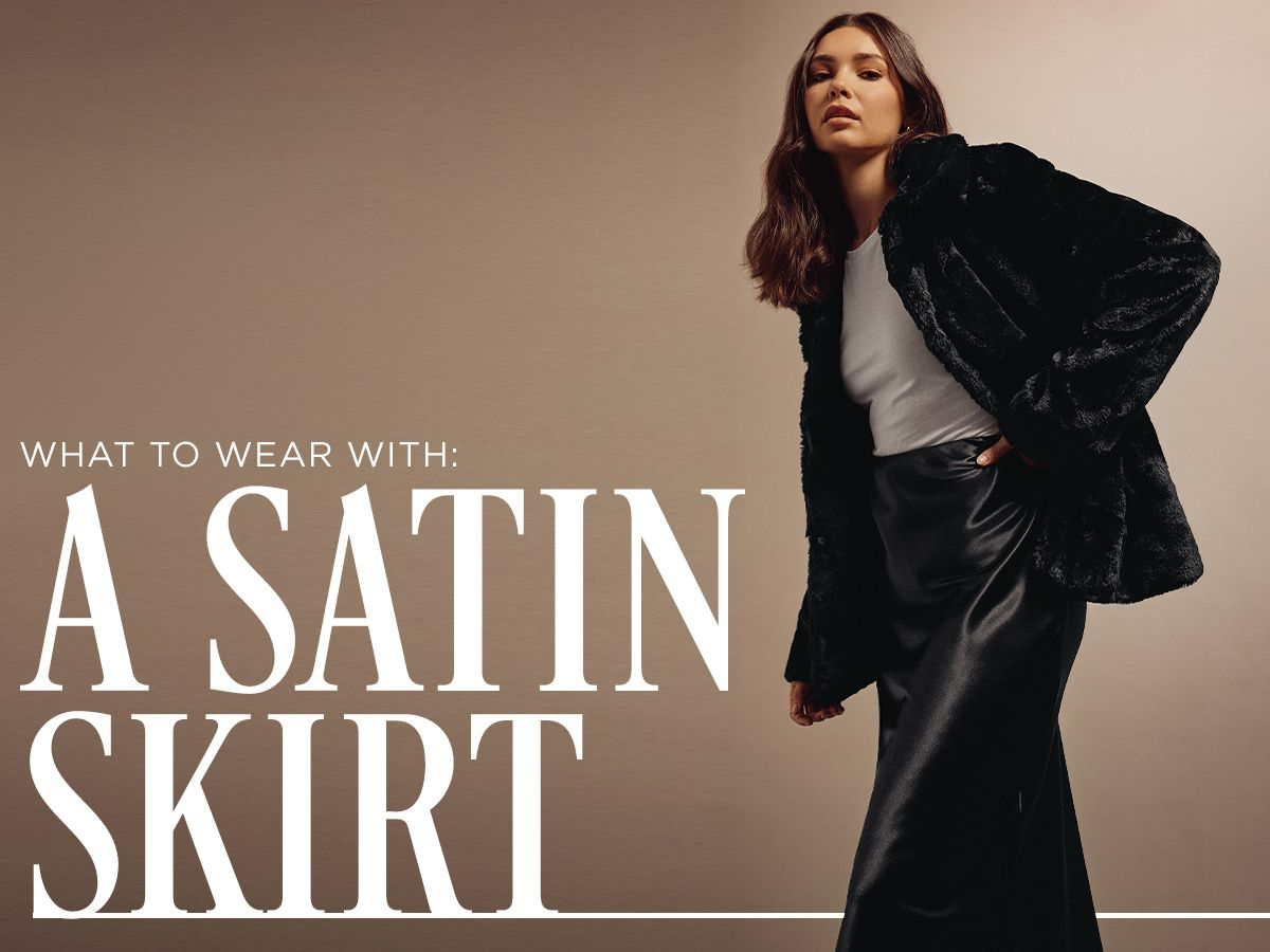 What To Wear With A Satin Skirt