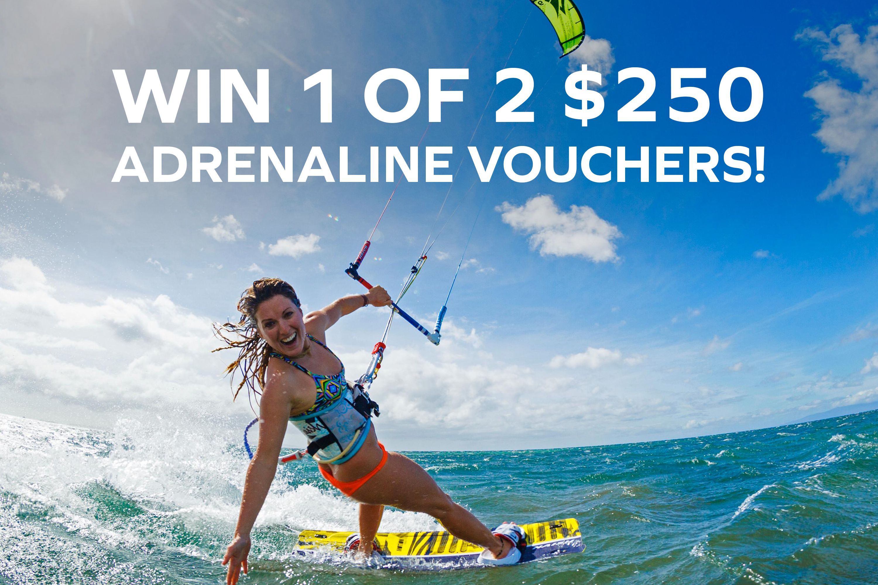 WIN 1 of 2 $250 Adrenaline gift vouchers