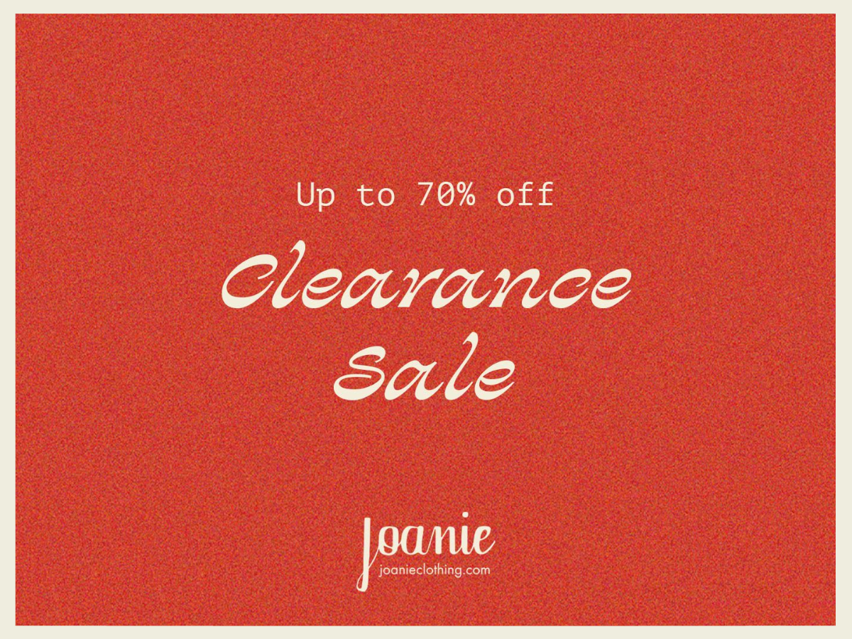 Up to 70% off at Joanie Clothing!