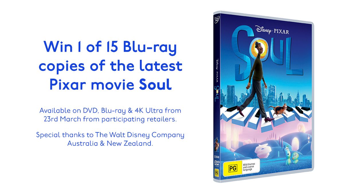 Win 1 of 15 DVD copies of Pixar's Soul