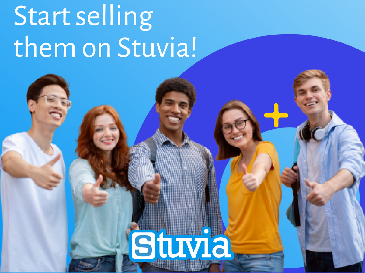 Sell revision notes to fellow students and earn money