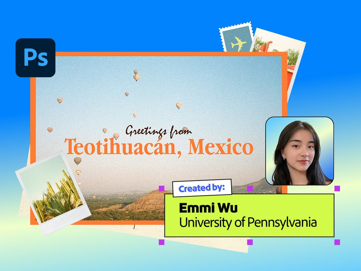 Turn travel moments into shareable designs with +60% off Photoshop.