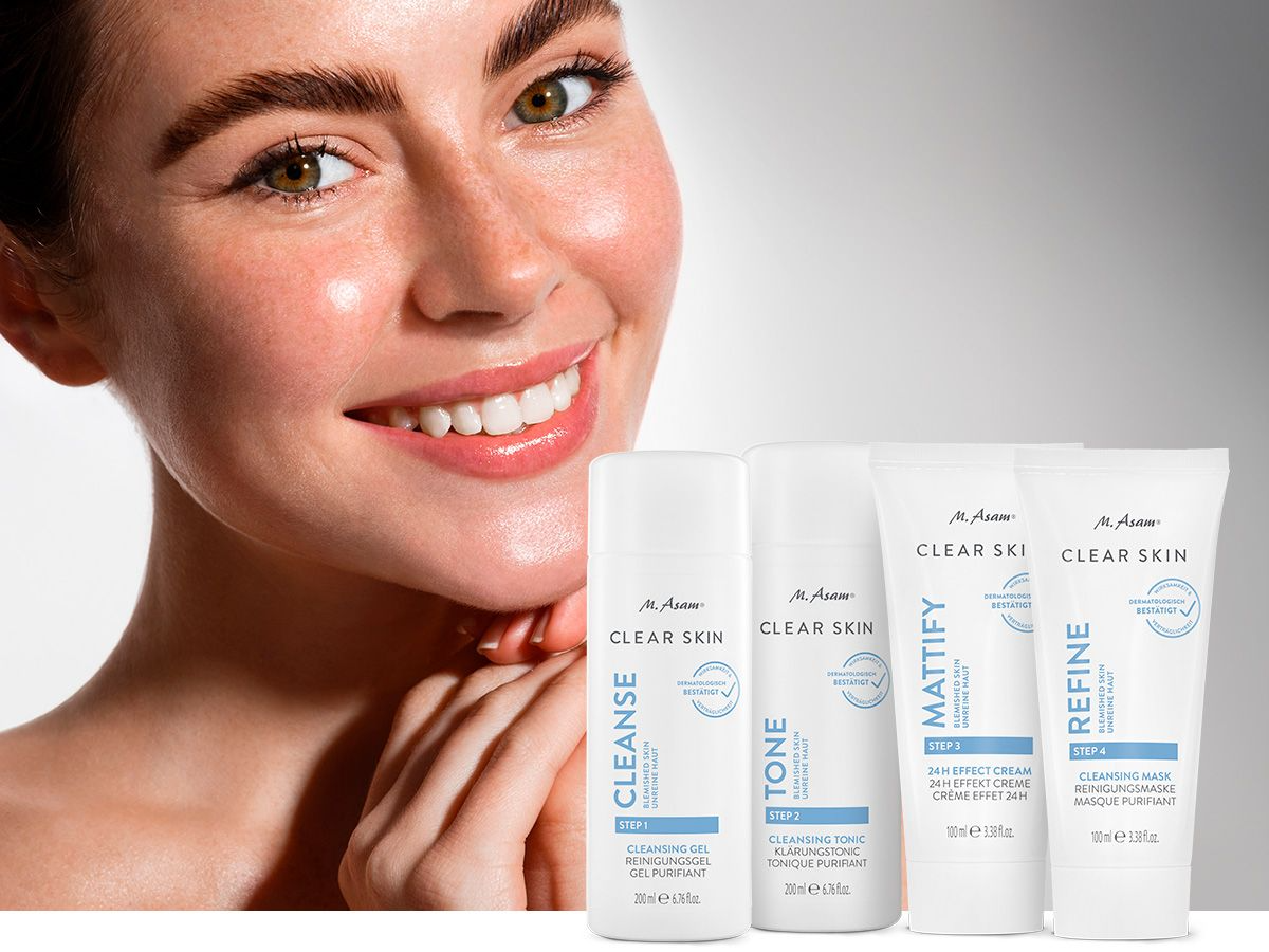 Schluss mit unreiner Haut mit der M. Asam CLEAR SKIN Linie ✨