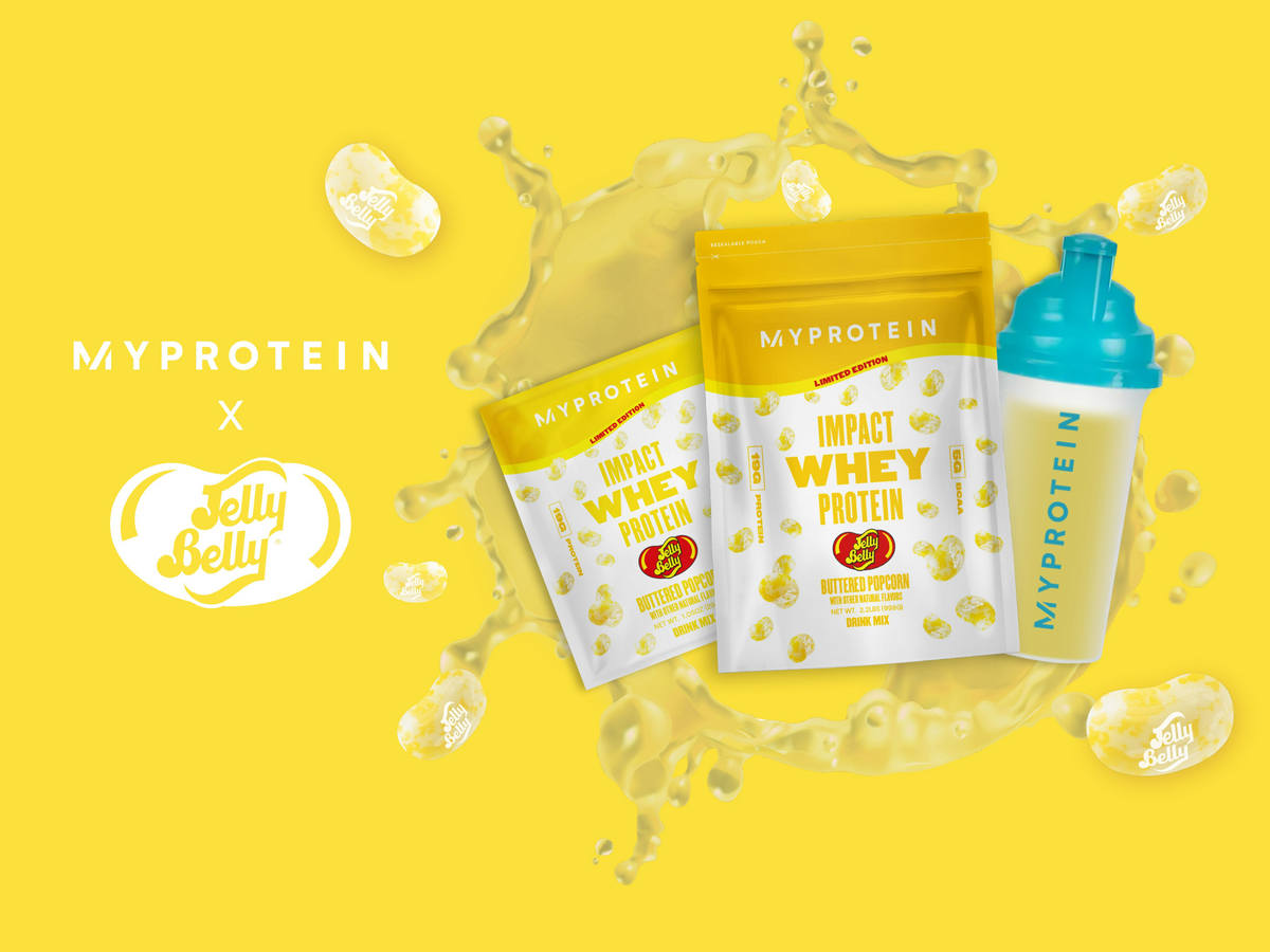 New Release: Jelly Belly Buttered Popcorn Impact Whey Protein!
