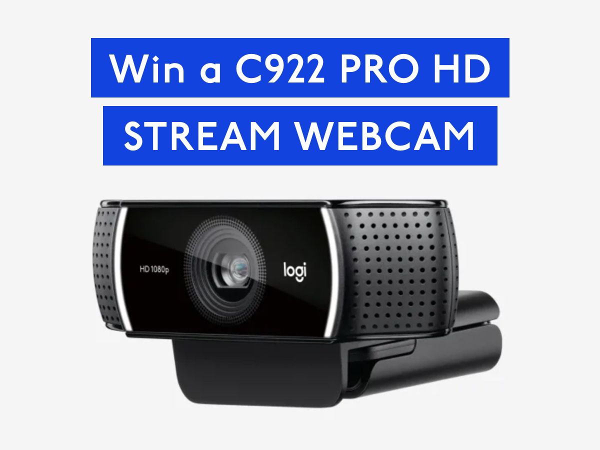 Enter to WIN a C922 PRO HD STREAM WEBC