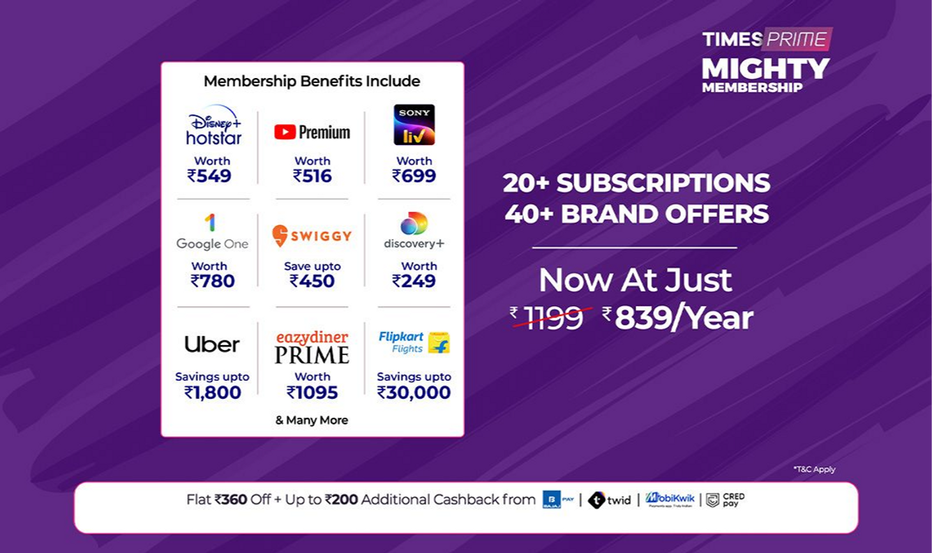 Times Prime 30 Off Times Prime Premium Pack UNiDAYS student discount