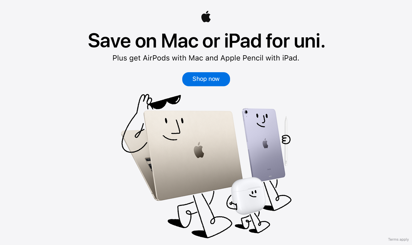 Apple Up to 10 Off with Apple education pricing UNiDAYS student