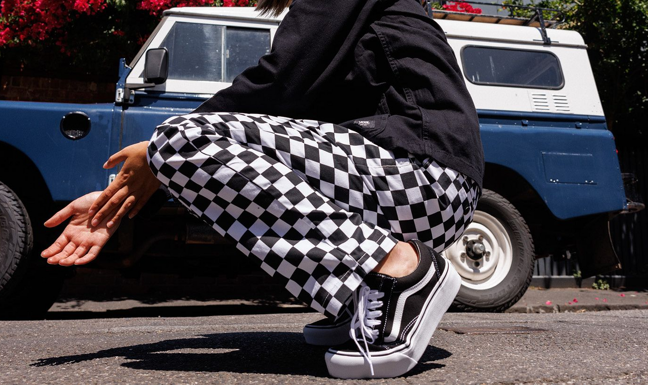 Checkerboard vans outlet discount